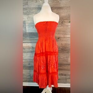 Beautiful Coral Summer Dress